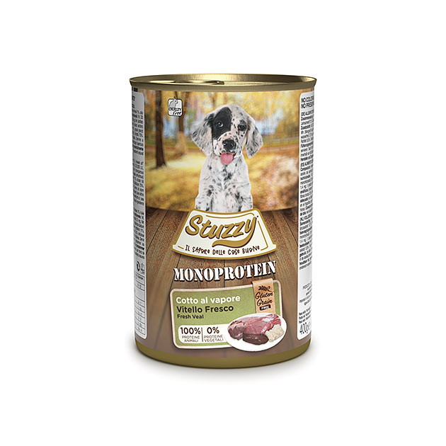 Stuzzy Dog Monoprotein Puppy SVEŽA TELETINA 400g