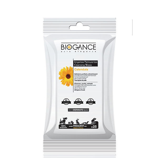 Biogance CLEANSING WIPES za pse, mačke in glodalce 25kos