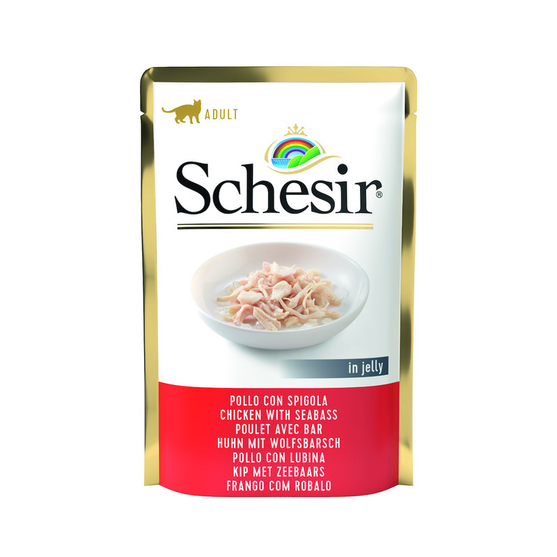 Schesir Jelly PIŠČANEC z BRANCINOM 85g