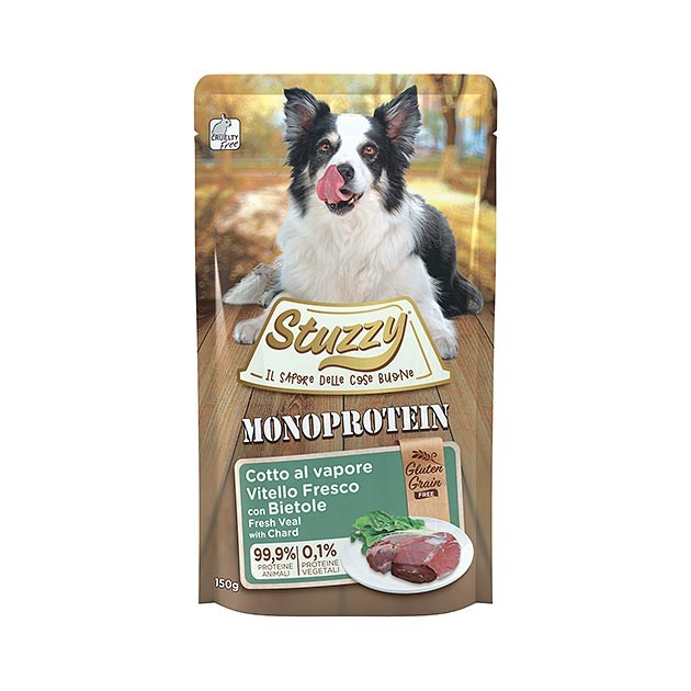 Stuzzy Dog Monoprotein TELETINA Z BLITVO 150g