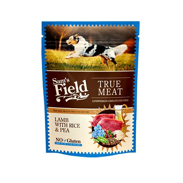 Sam's Field OVČETINA z RIŽEM in GRAHOM 260g