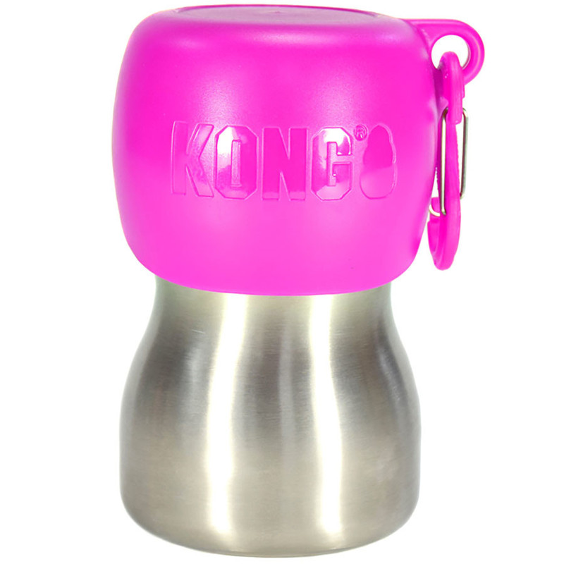 Prenosna posoda za vodo KONG H2O 255ml PINK