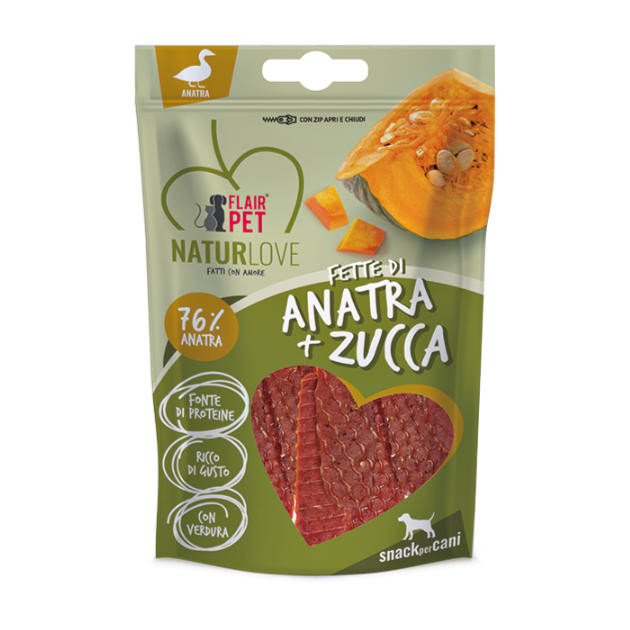 NaturLove RAČJE REZINE z bučo 70g