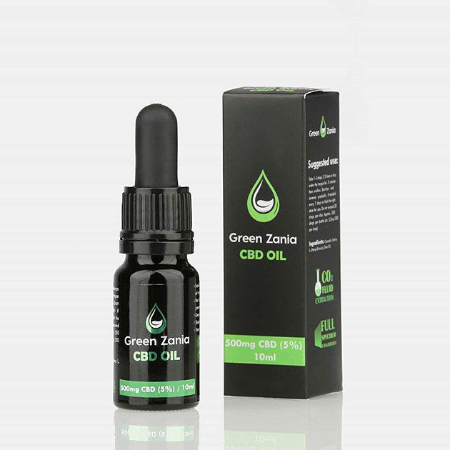 Green Zania 5% CBD kapljice 10ml